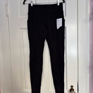Athleta Black High-Waisted Leggings
